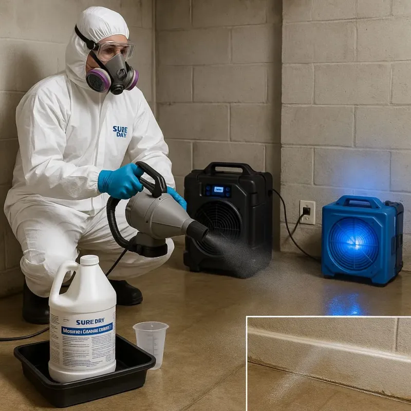 Sanitization and Odor Removal process in Clearview, WA